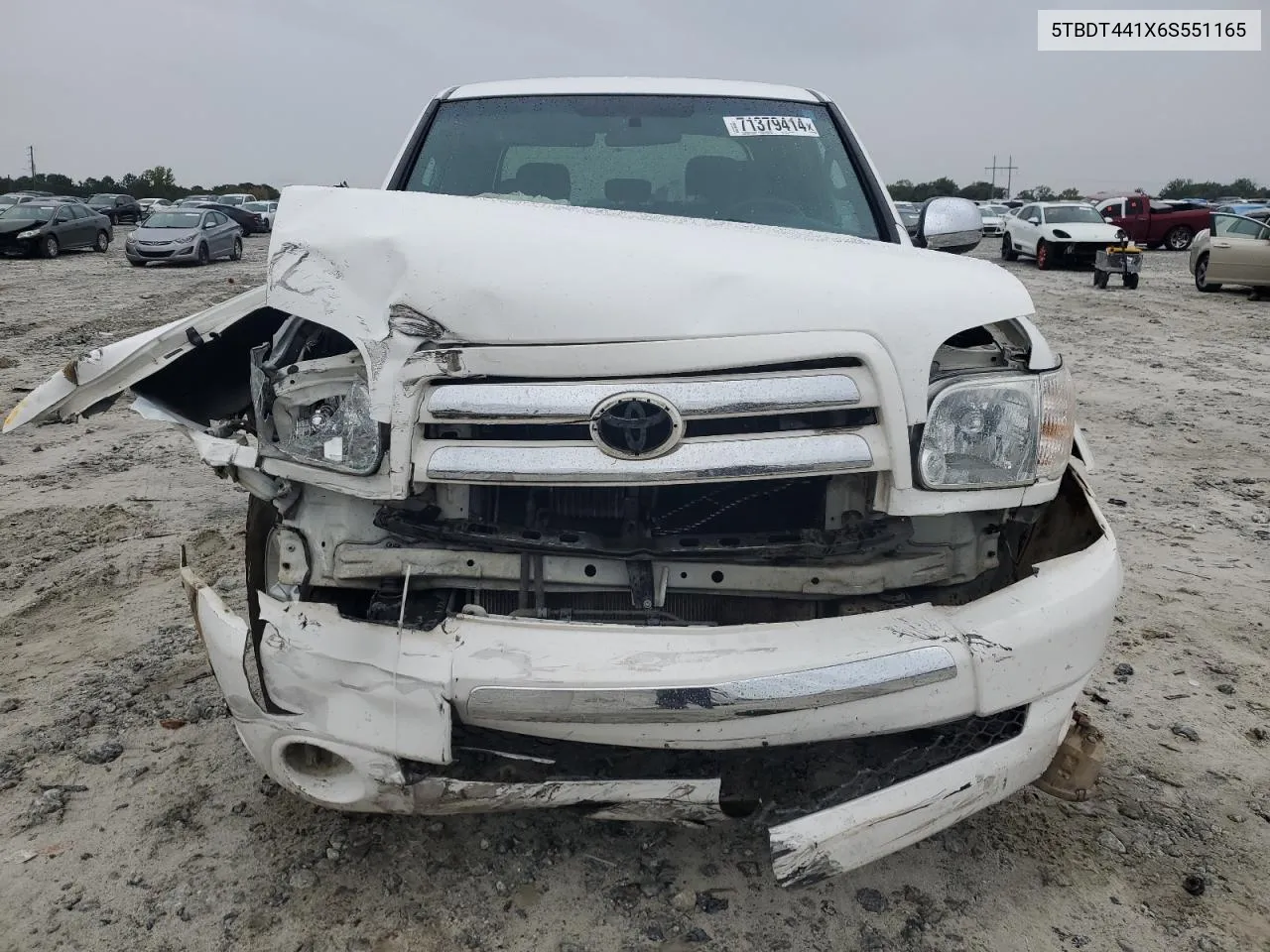 2006 Toyota Tundra Double Cab Sr5 VIN: 5TBDT441X6S551165 Lot: 71379414