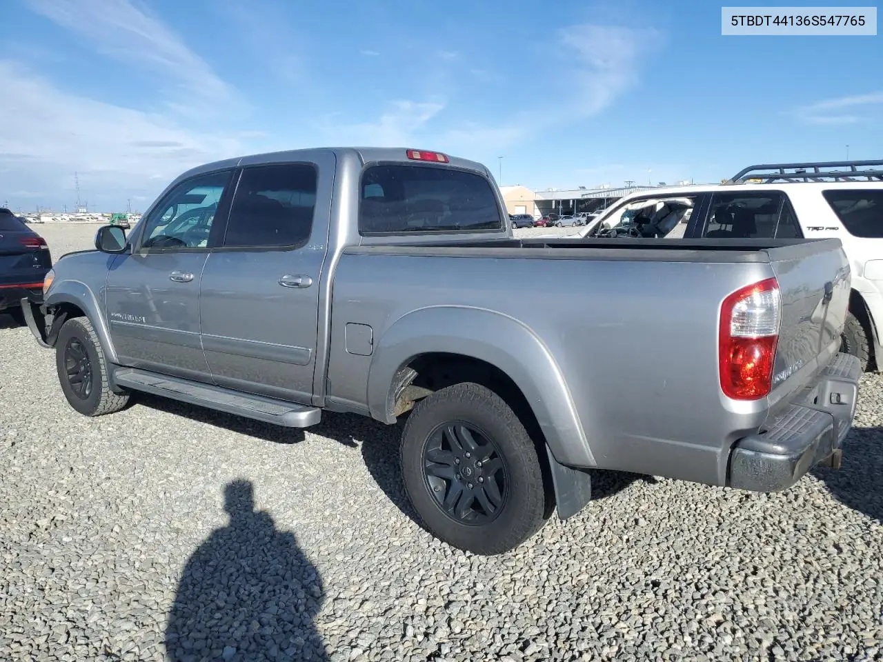 5TBDT44136S547765 2006 Toyota Tundra Double Cab Sr5
