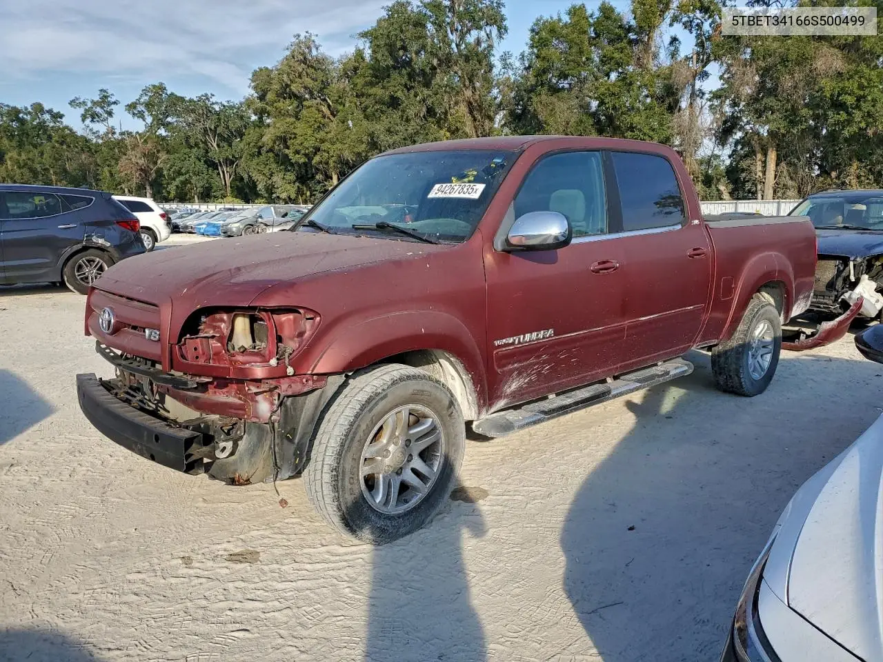 5TBET34166S500499 2006 Toyota Tundra Double Cab Sr5