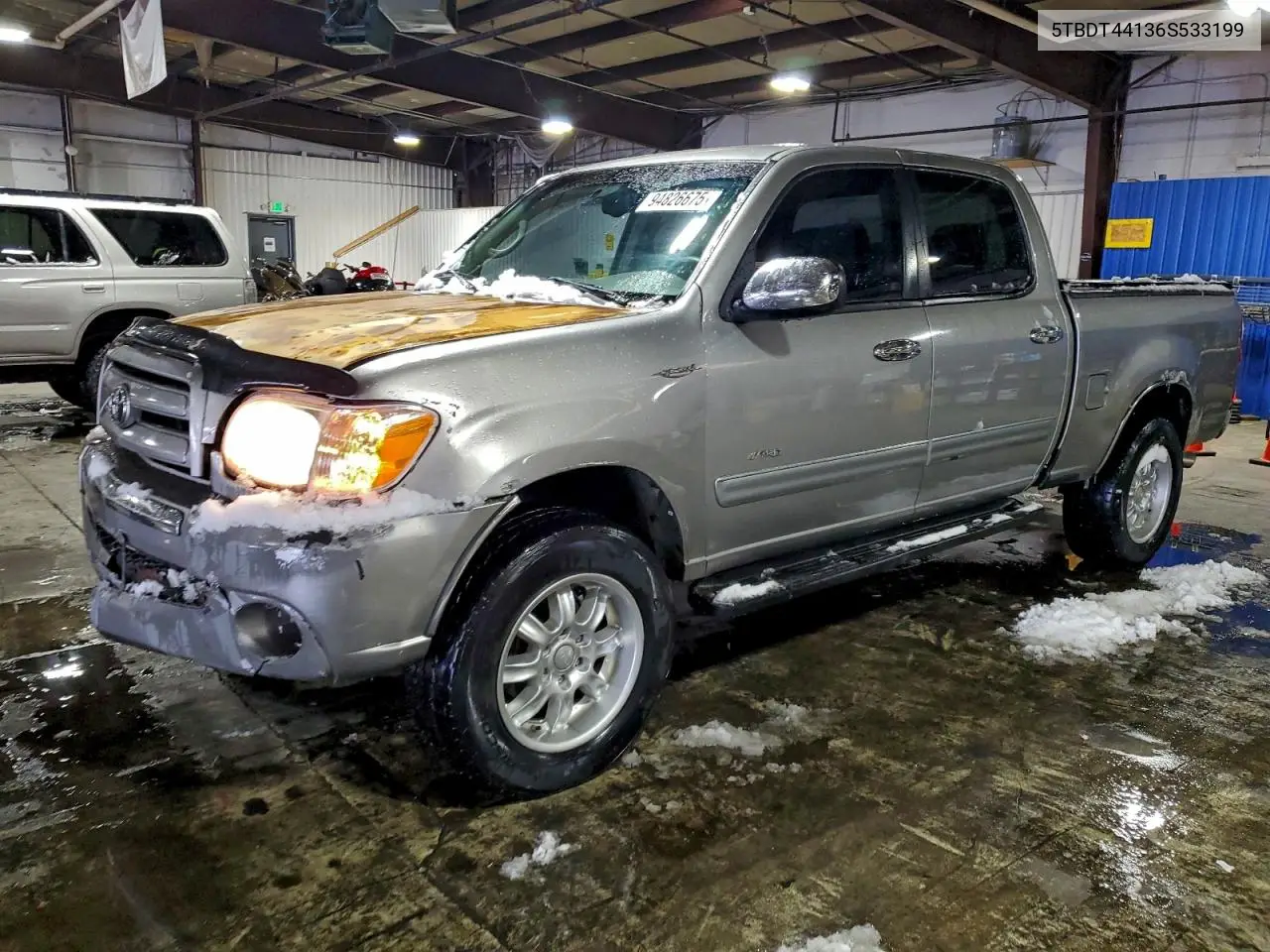 5TBDT44136S533199 2006 Toyota Tundra Double Cab Sr5