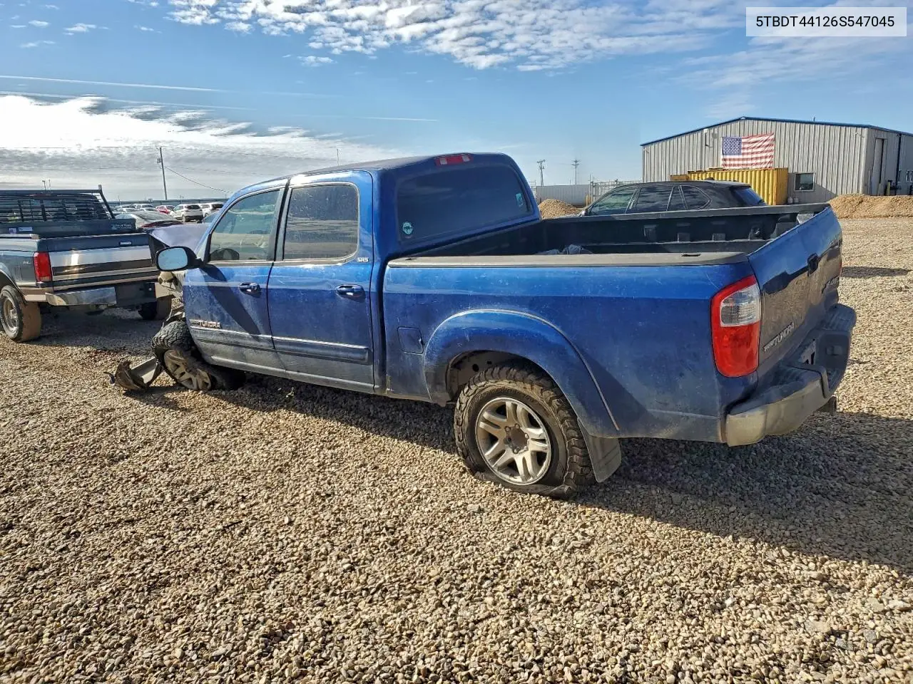 5TBDT44126S547045 2006 Toyota Tundra Double Cab Sr5