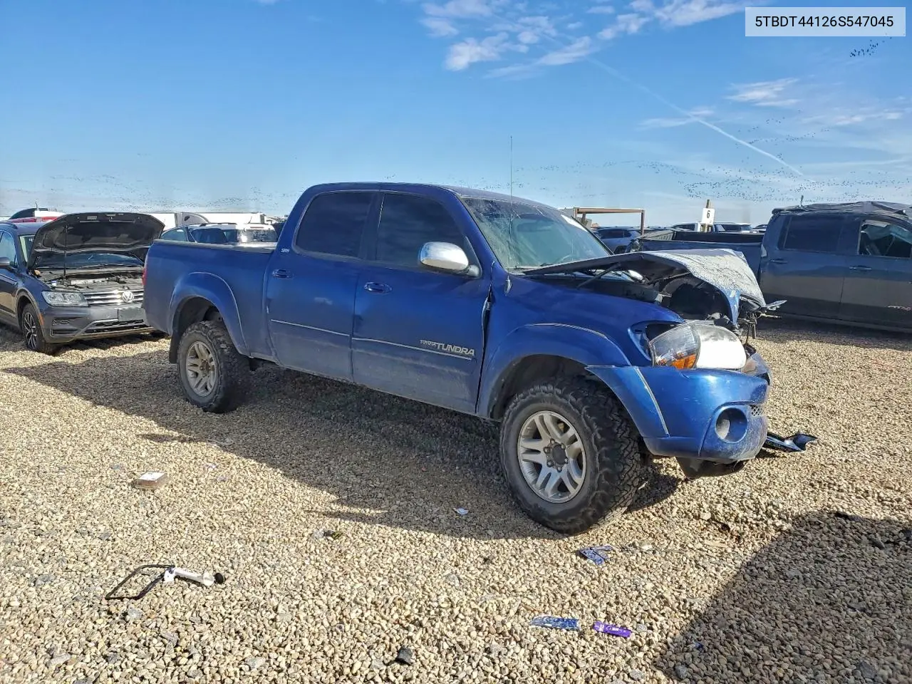 5TBDT44126S547045 2006 Toyota Tundra Double Cab Sr5