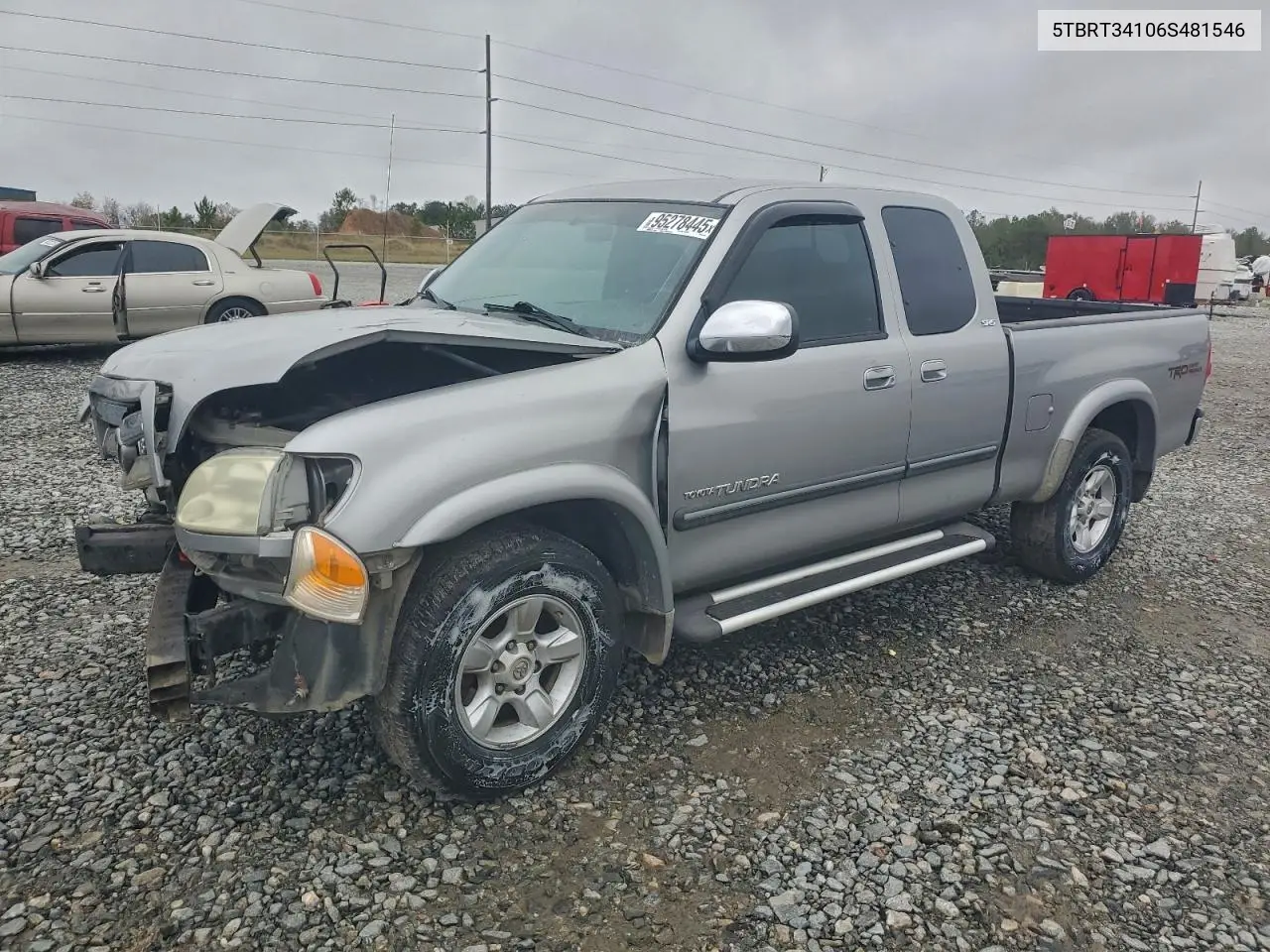 5TBRT34106S481546 2006 Toyota Tundra Access Cab Sr5