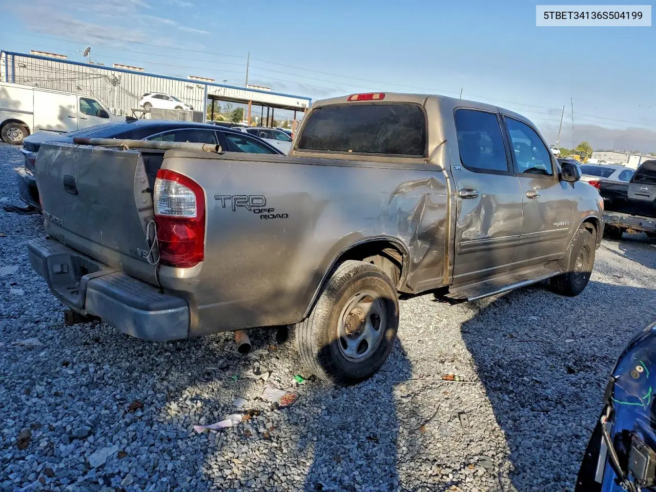 5TBET34136S504199 2006 Toyota Tundra Double Cab Sr5