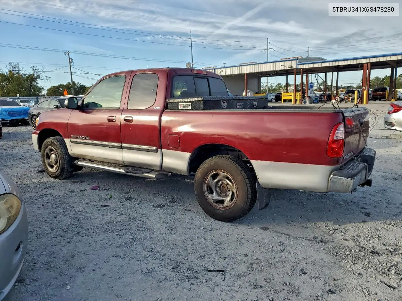 5TBRU341X6S478280 2006 Toyota Tundra Access Cab Sr5
