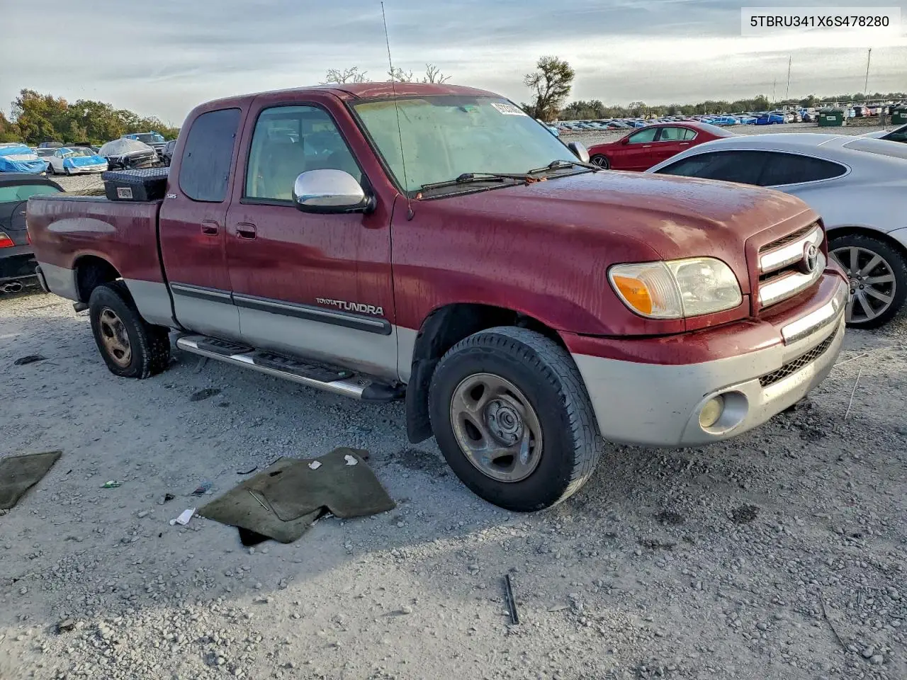 5TBRU341X6S478280 2006 Toyota Tundra Access Cab Sr5