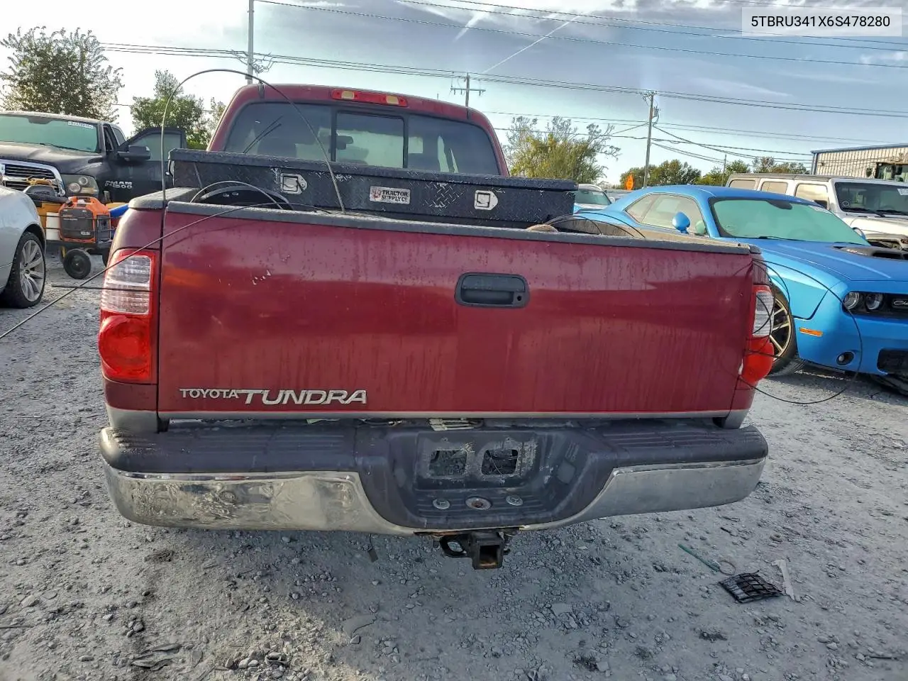 5TBRU341X6S478280 2006 Toyota Tundra Access Cab Sr5