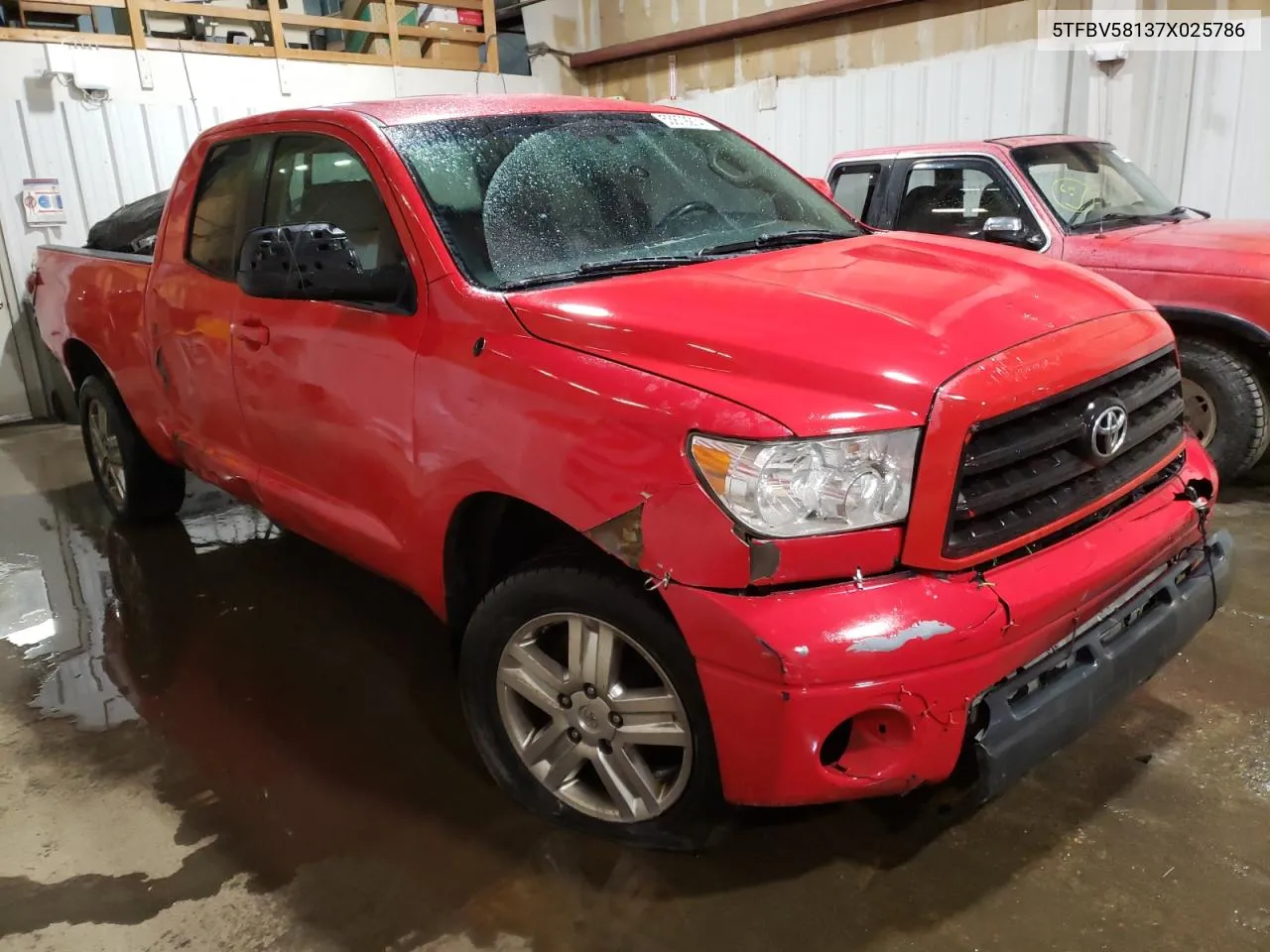 2007 Toyota Tundra Double Cab Limited VIN: 5TFBV58137X025786 Lot: 53879214