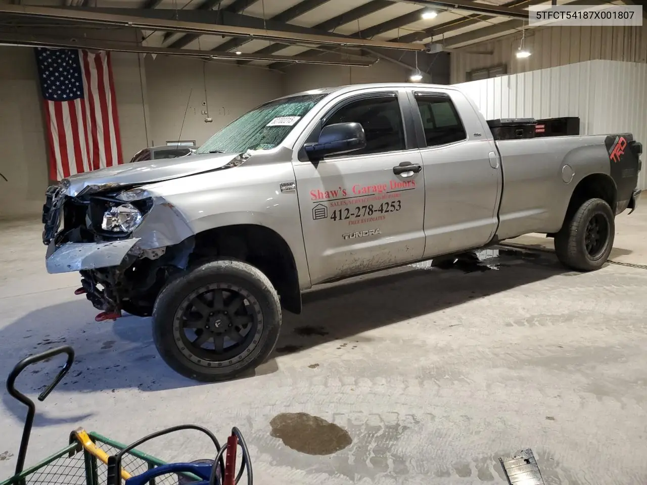 5TFCT54187X001807 2007 Toyota Tundra Double Cab Sr5