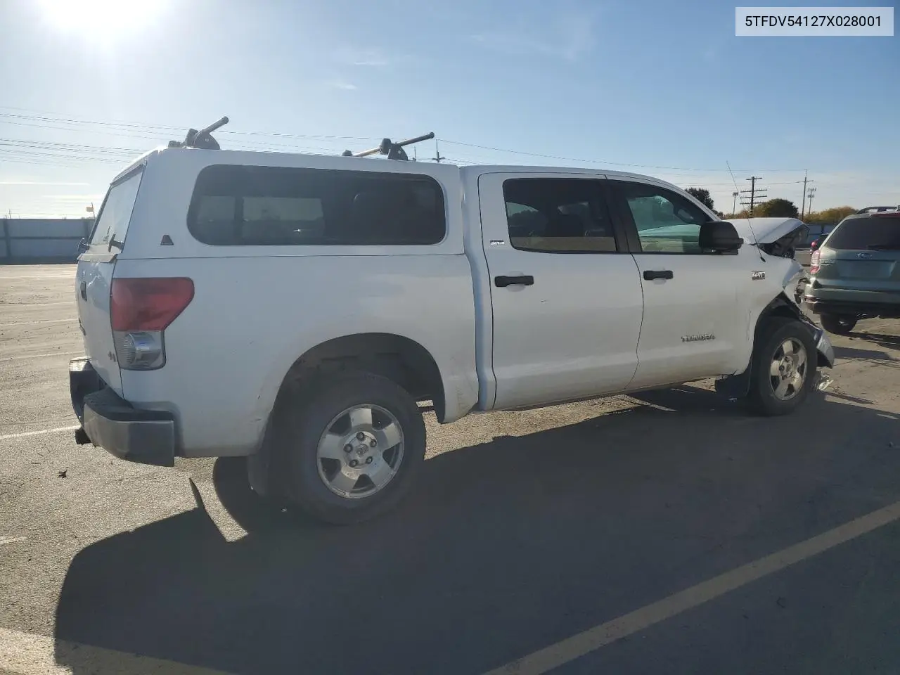 5TFDV54127X028001 2007 Toyota Tundra Crewmax Sr5
