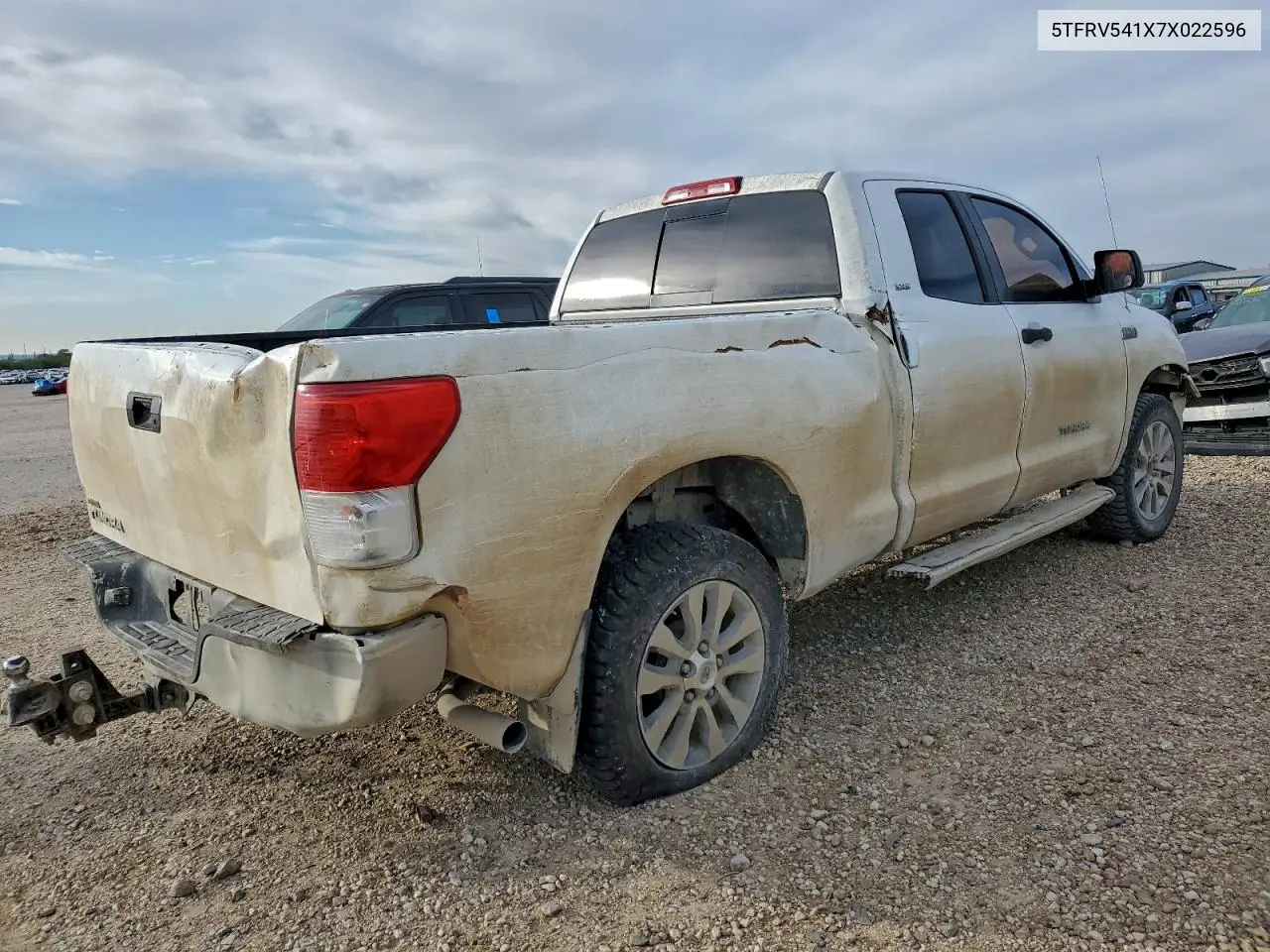 5TFRV541X7X022596 2007 Toyota Tundra Double Cab Sr5