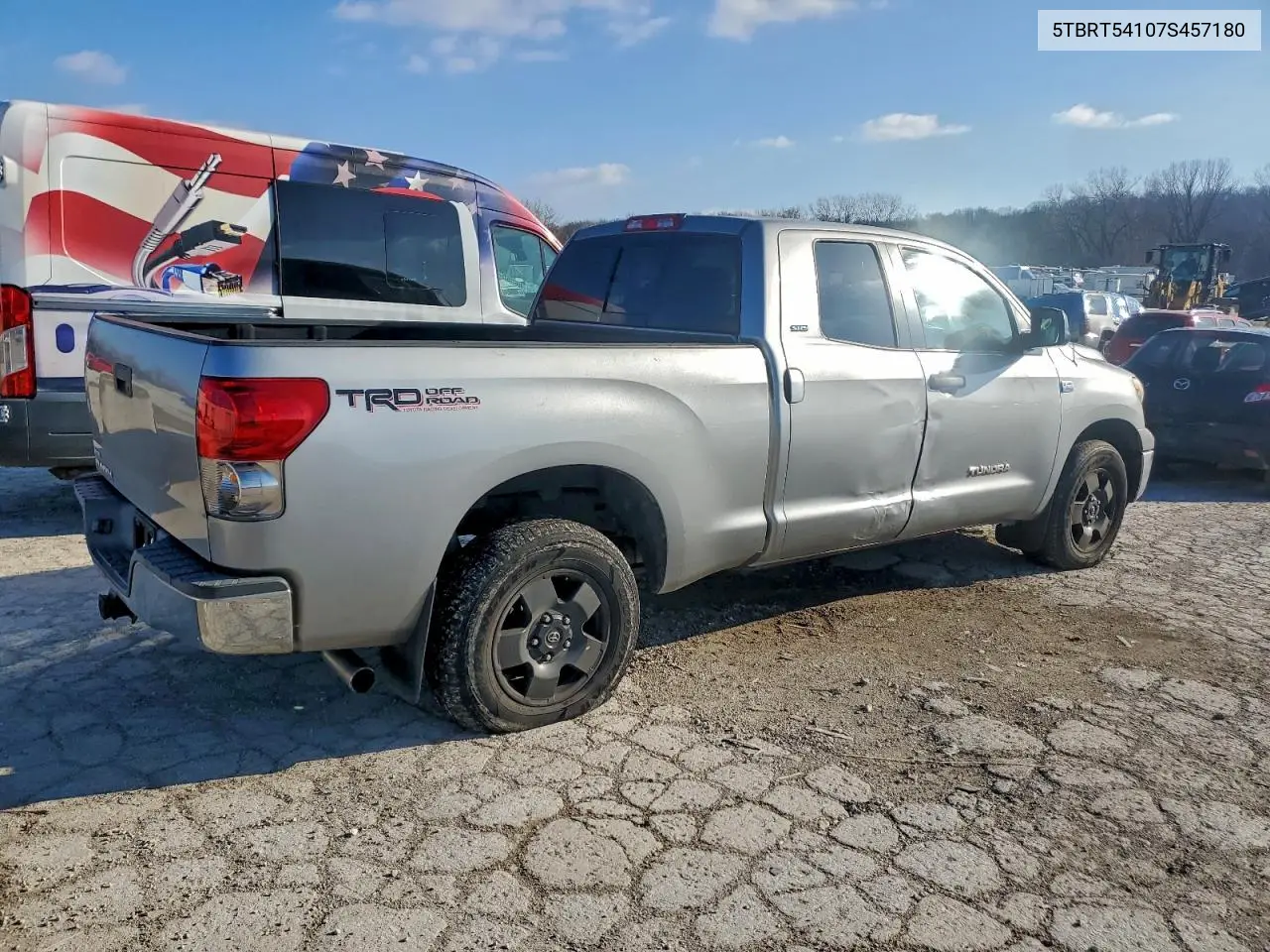 5TBRT54107S457180 2007 Toyota Tundra Double Cab Sr5