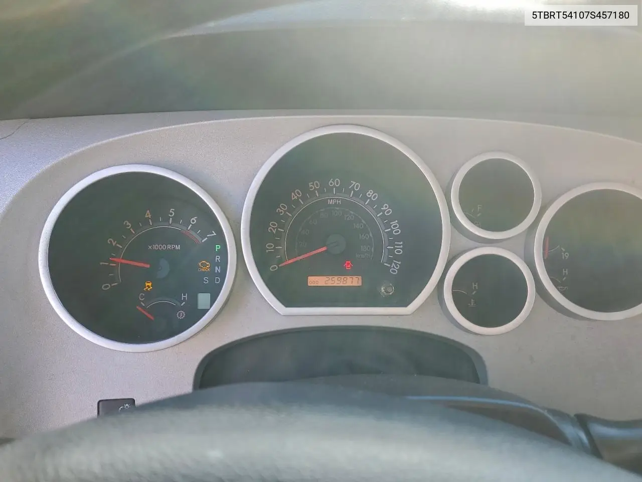 5TBRT54107S457180 2007 Toyota Tundra Double Cab Sr5