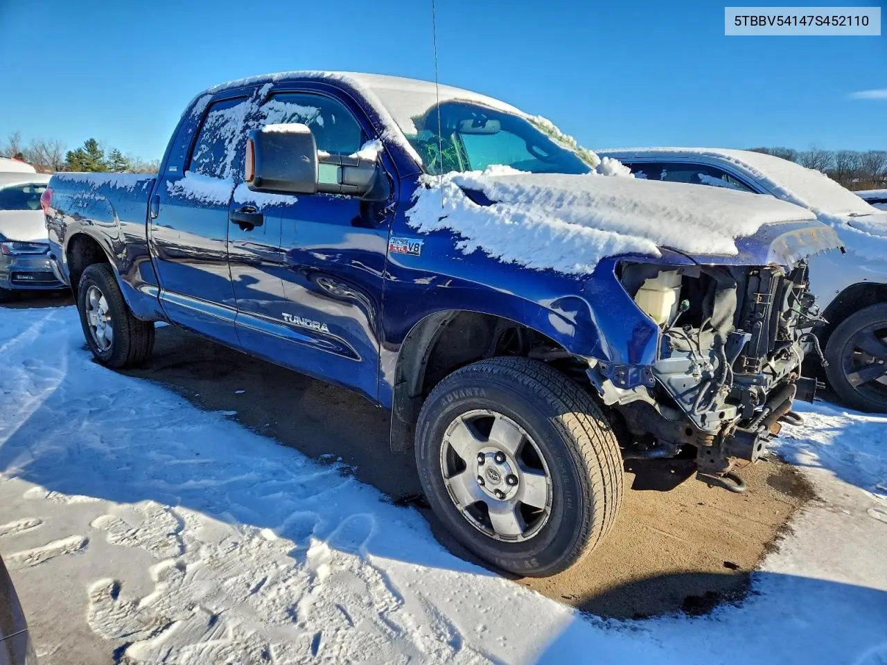 5TBBV54147S452110 2007 Toyota Tundra Double Cab Sr5