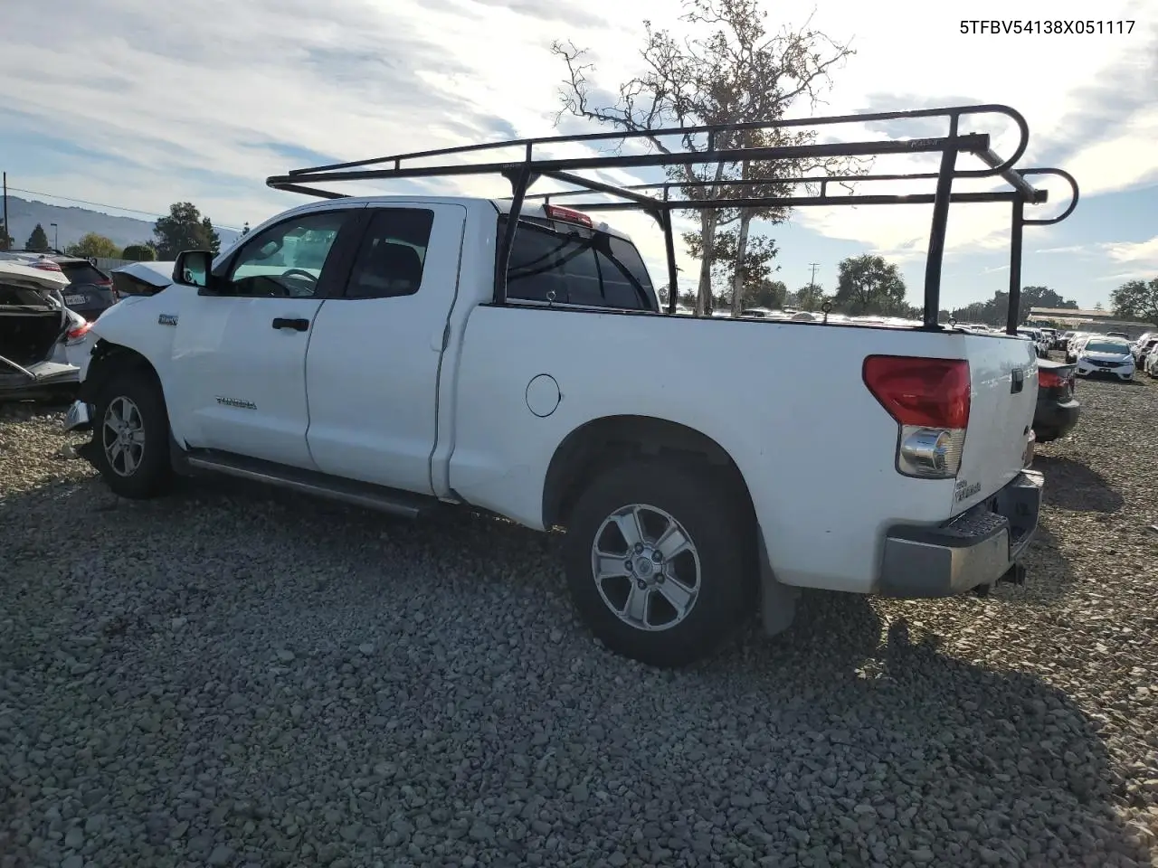 5TFBV54138X051117 2008 Toyota Tundra Double Cab