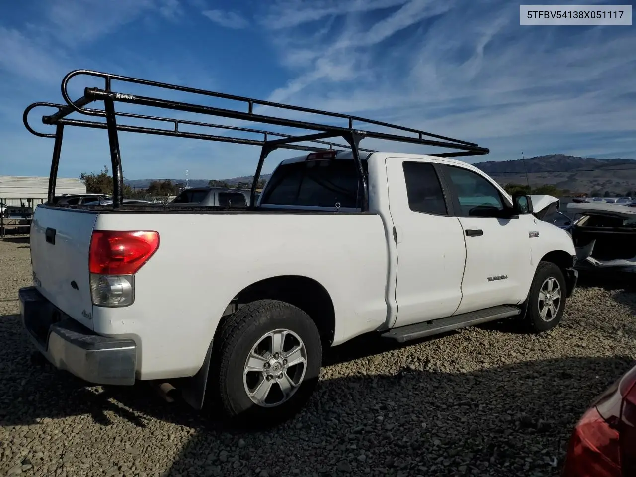 5TFBV54138X051117 2008 Toyota Tundra Double Cab