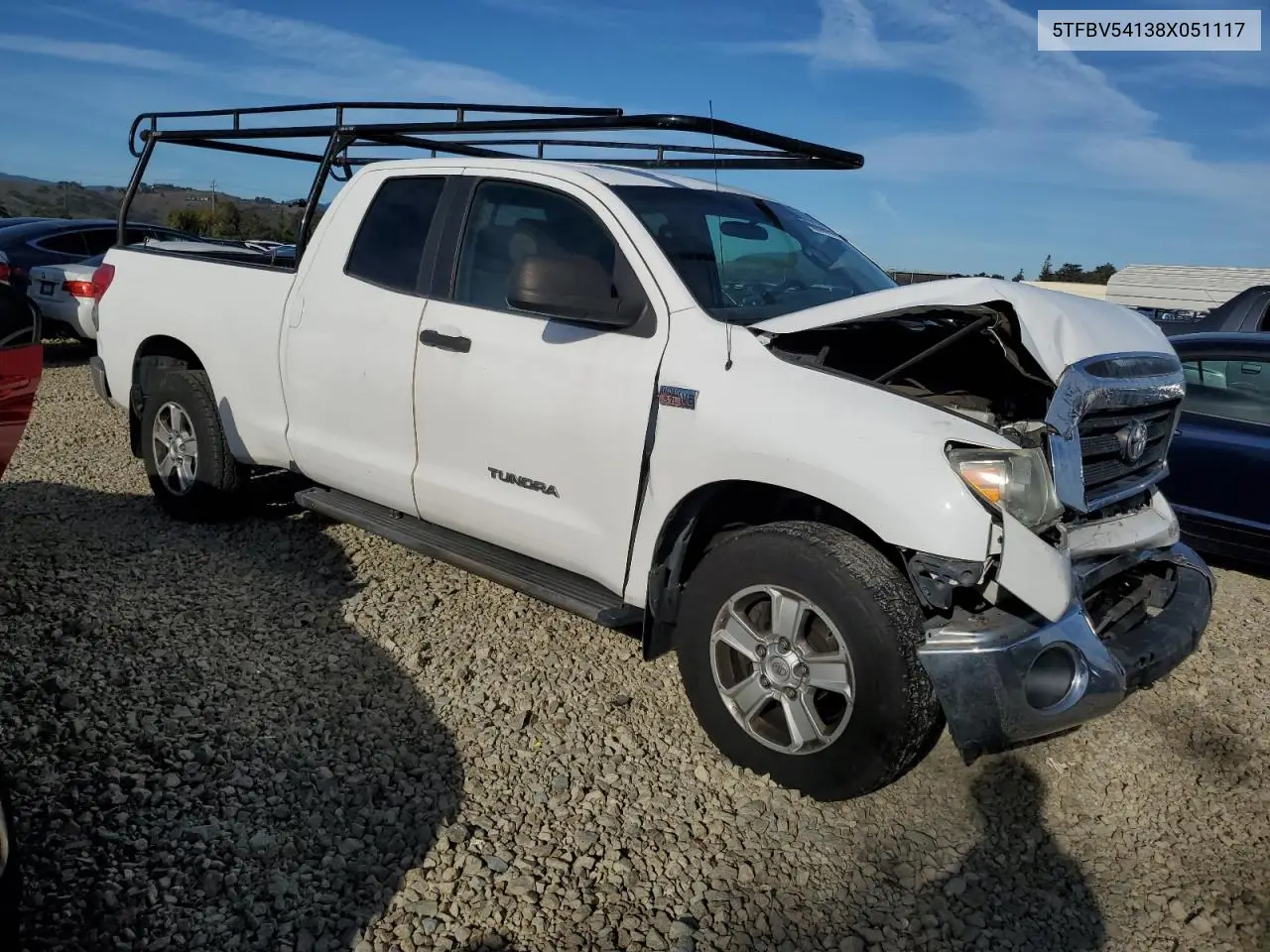 5TFBV54138X051117 2008 Toyota Tundra Double Cab