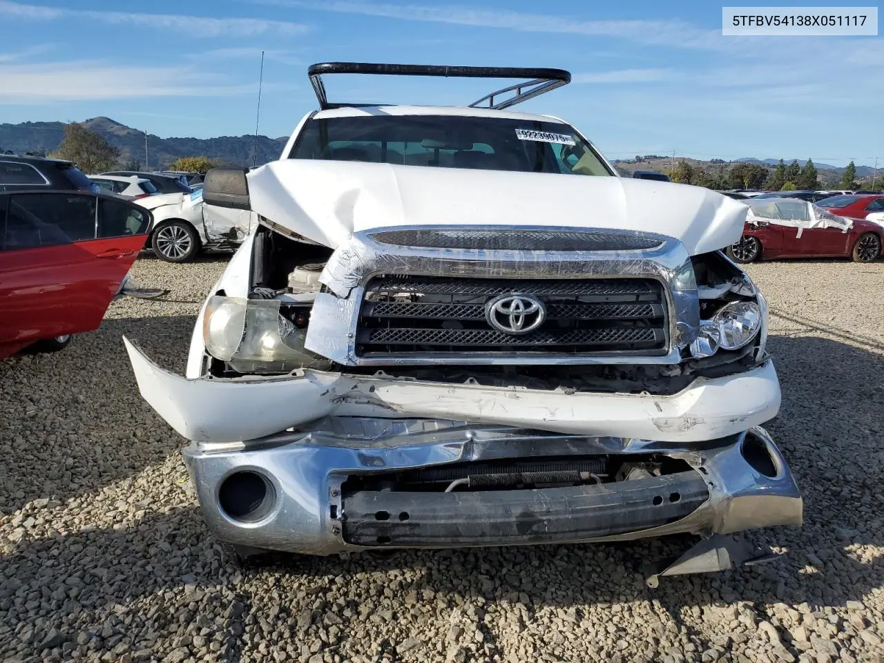 5TFBV54138X051117 2008 Toyota Tundra Double Cab