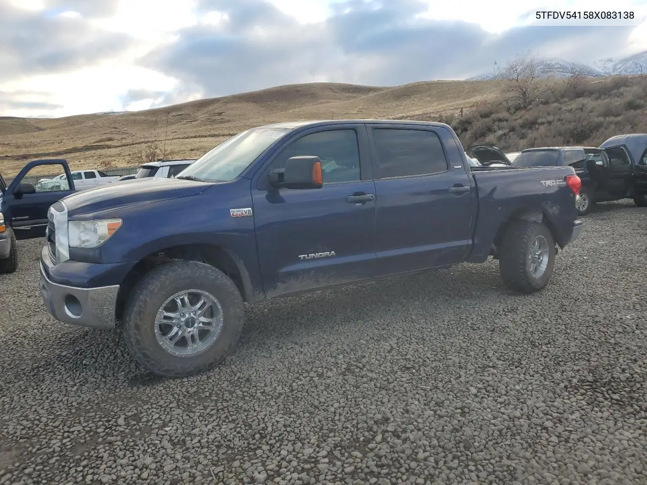5TFDV54158X083138 2008 Toyota Tundra Crewmax