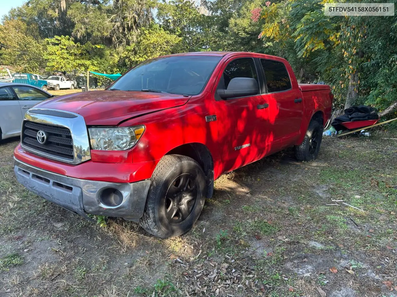 5TFDV54158X056151 2008 Toyota Tundra Crewmax