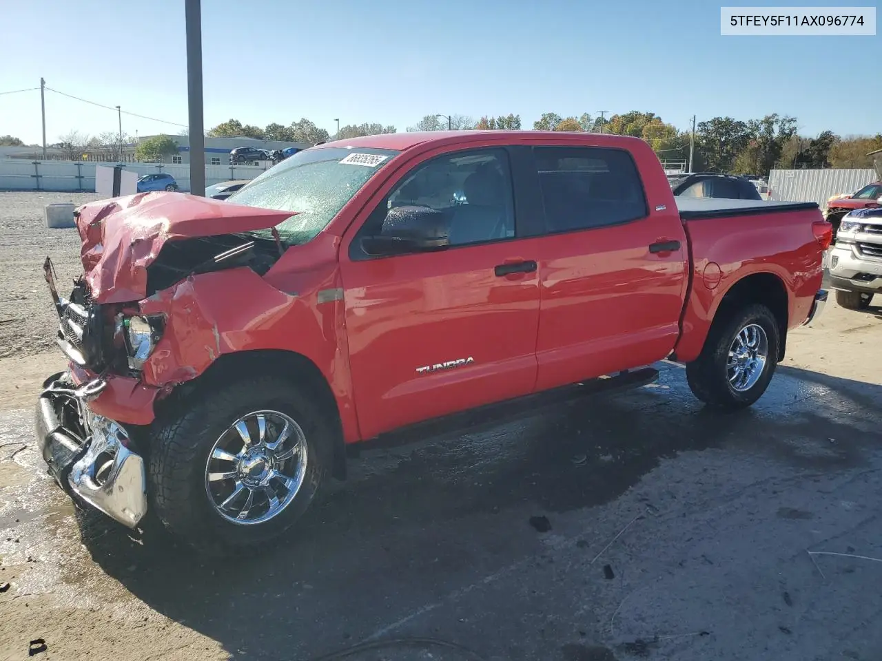 5TFEY5F11AX096774 2010 Toyota Tundra Crewmax Sr5