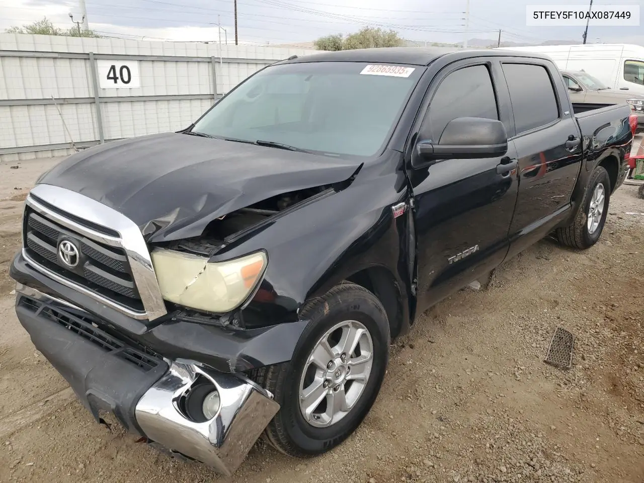 5TFEY5F10AX087449 2010 Toyota Tundra Crewmax Sr5