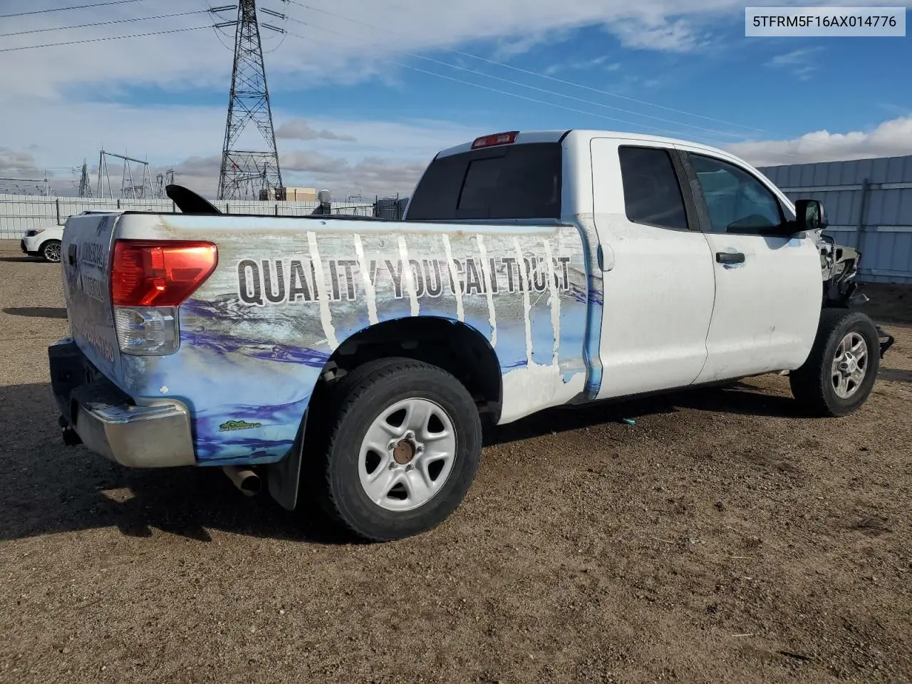 5TFRM5F16AX014776 2010 Toyota Tundra Double Cab Sr5