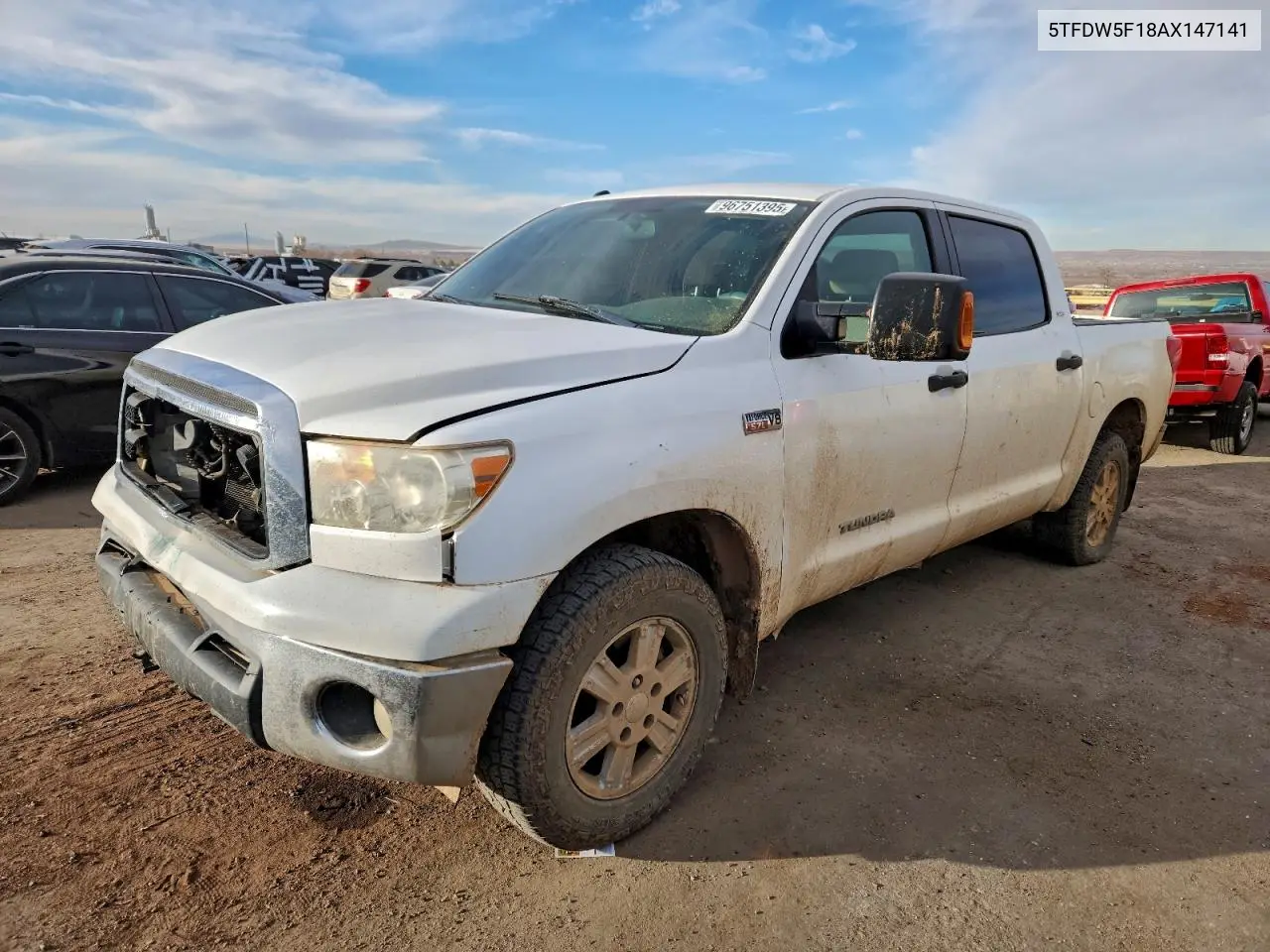 5TFDW5F18AX147141 2010 Toyota Tundra Crewmax Sr5