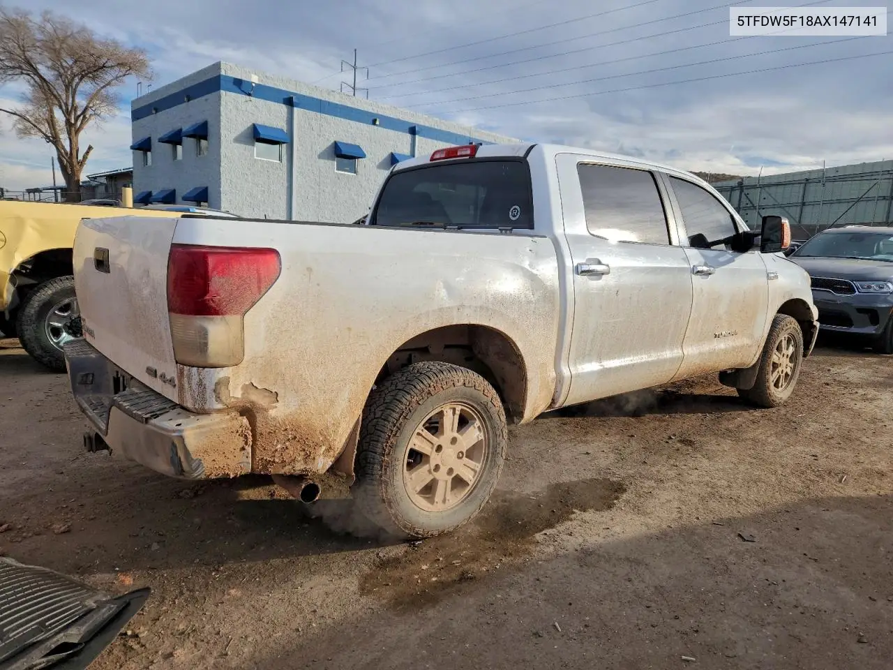 5TFDW5F18AX147141 2010 Toyota Tundra Crewmax Sr5
