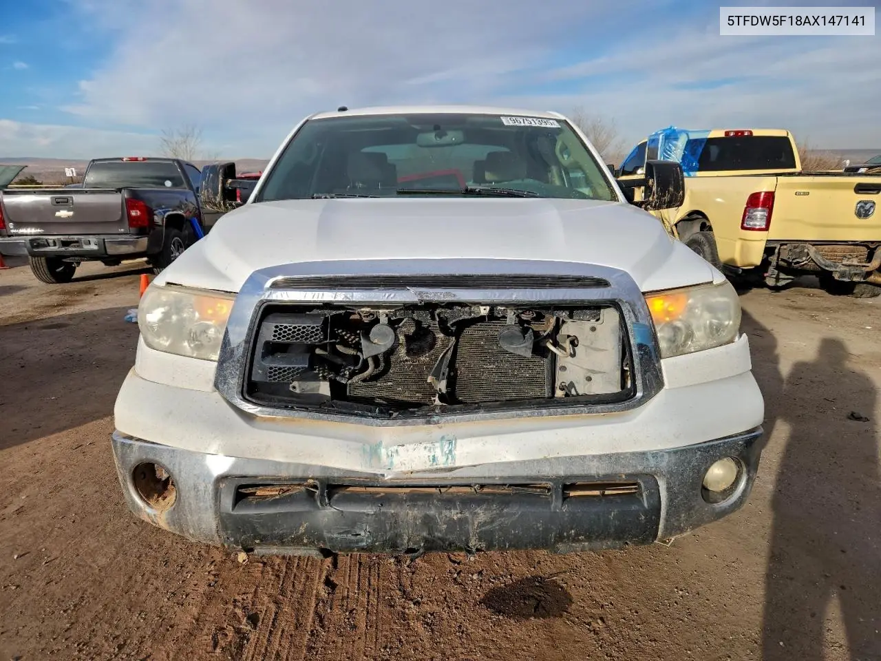 5TFDW5F18AX147141 2010 Toyota Tundra Crewmax Sr5