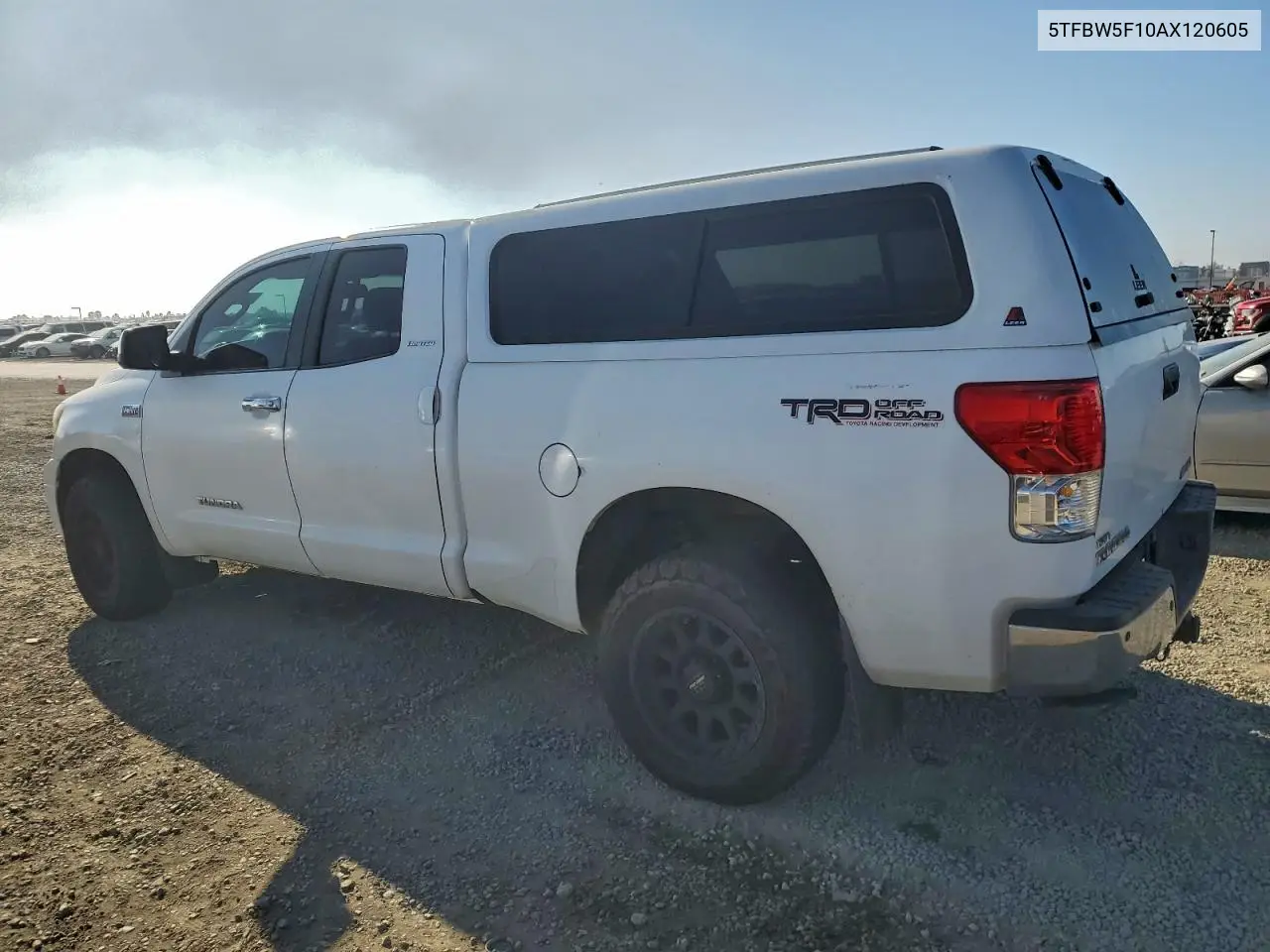 5TFBW5F10AX120605 2010 Toyota Tundra Double Cab Limited