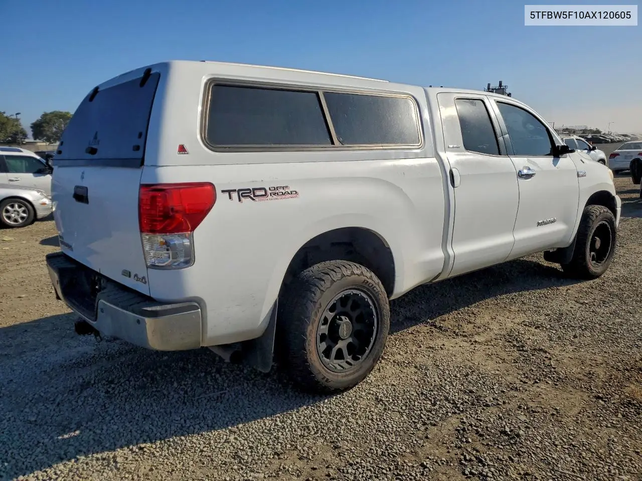 5TFBW5F10AX120605 2010 Toyota Tundra Double Cab Limited