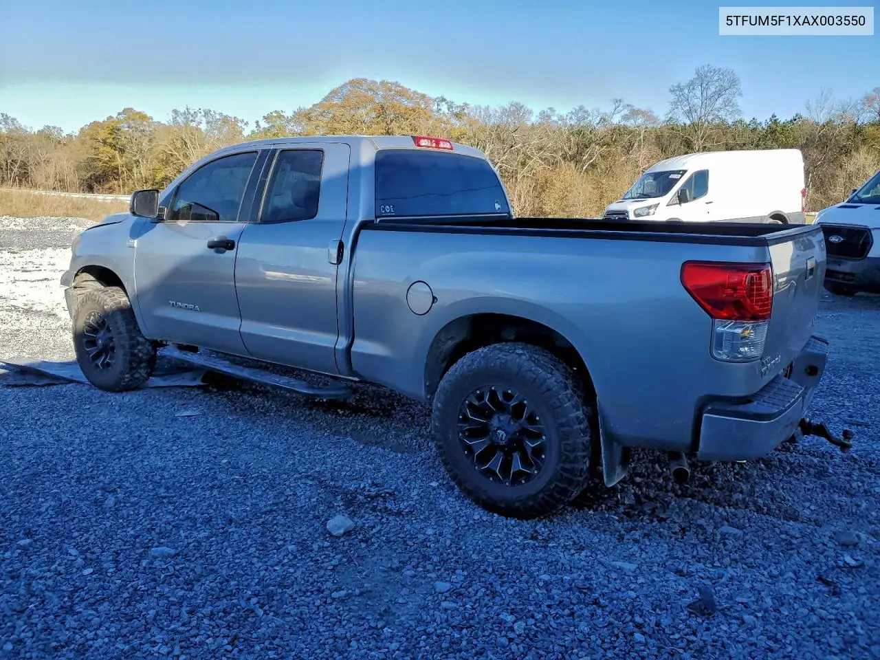 5TFUM5F1XAX003550 2010 Toyota Tundra Double Cab Sr5
