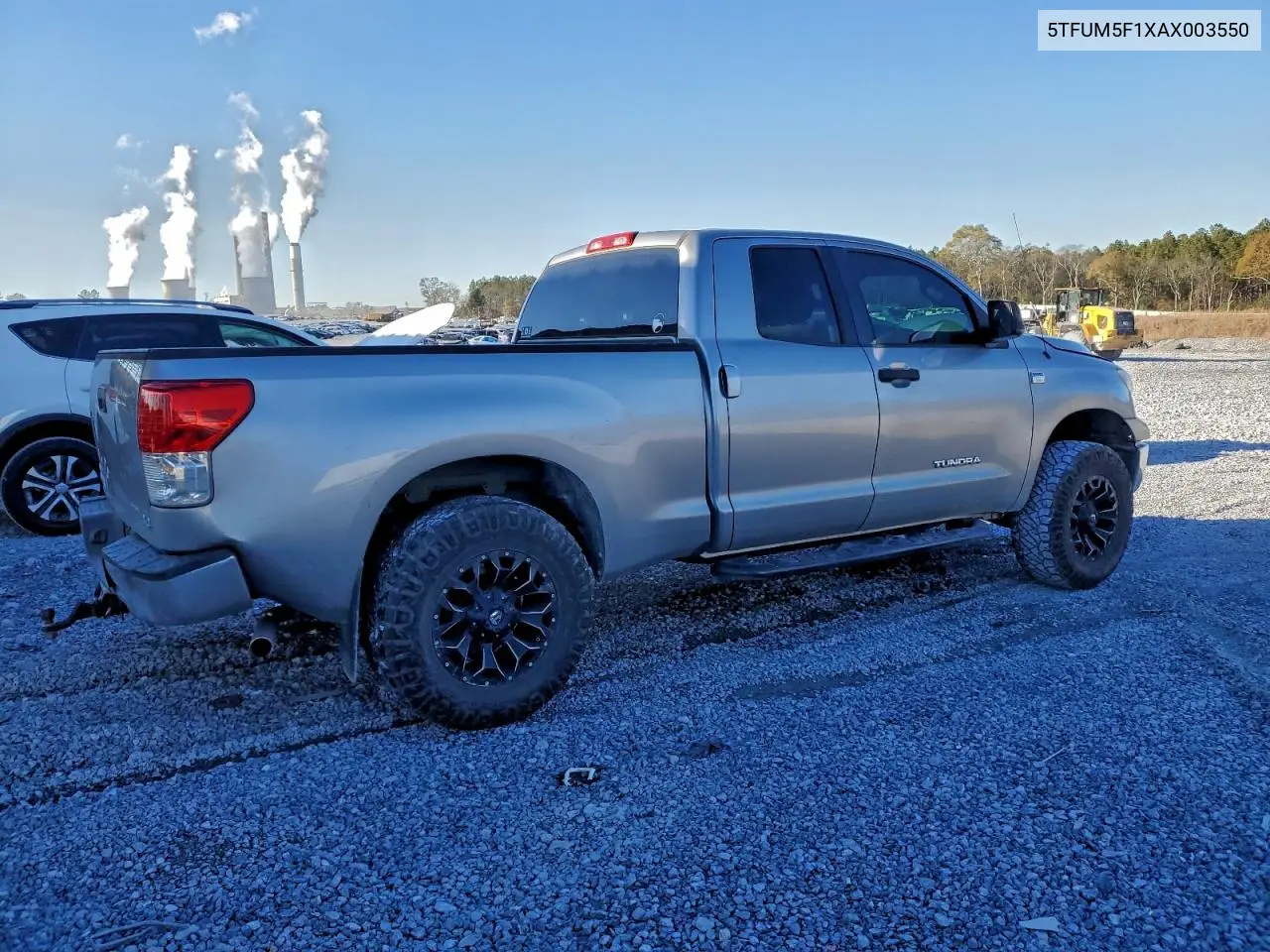 5TFUM5F1XAX003550 2010 Toyota Tundra Double Cab Sr5