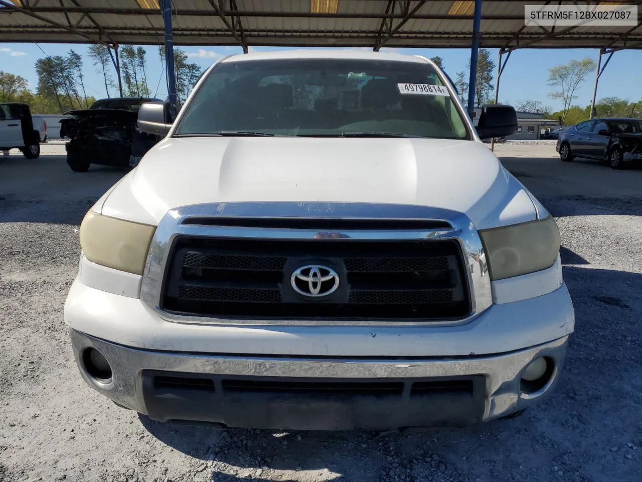 2011 Toyota Tundra Double Cab Sr5 VIN: 5TFRM5F12BX027087 Lot: 49798814