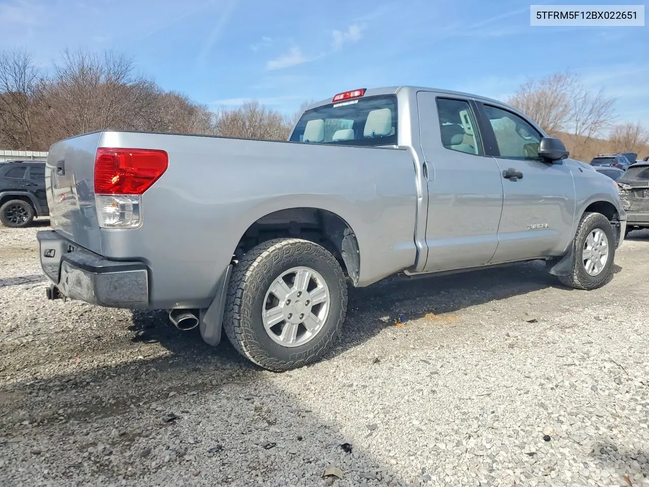 5TFRM5F12BX022651 2011 Toyota Tundra Double Cab Sr5