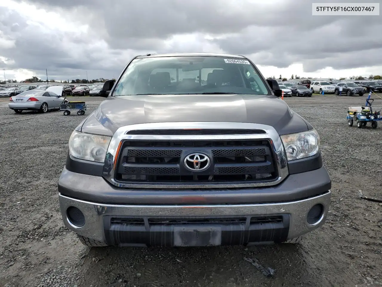 5TFTY5F16CX007467 2012 Toyota Tundra Double Cab Sr5