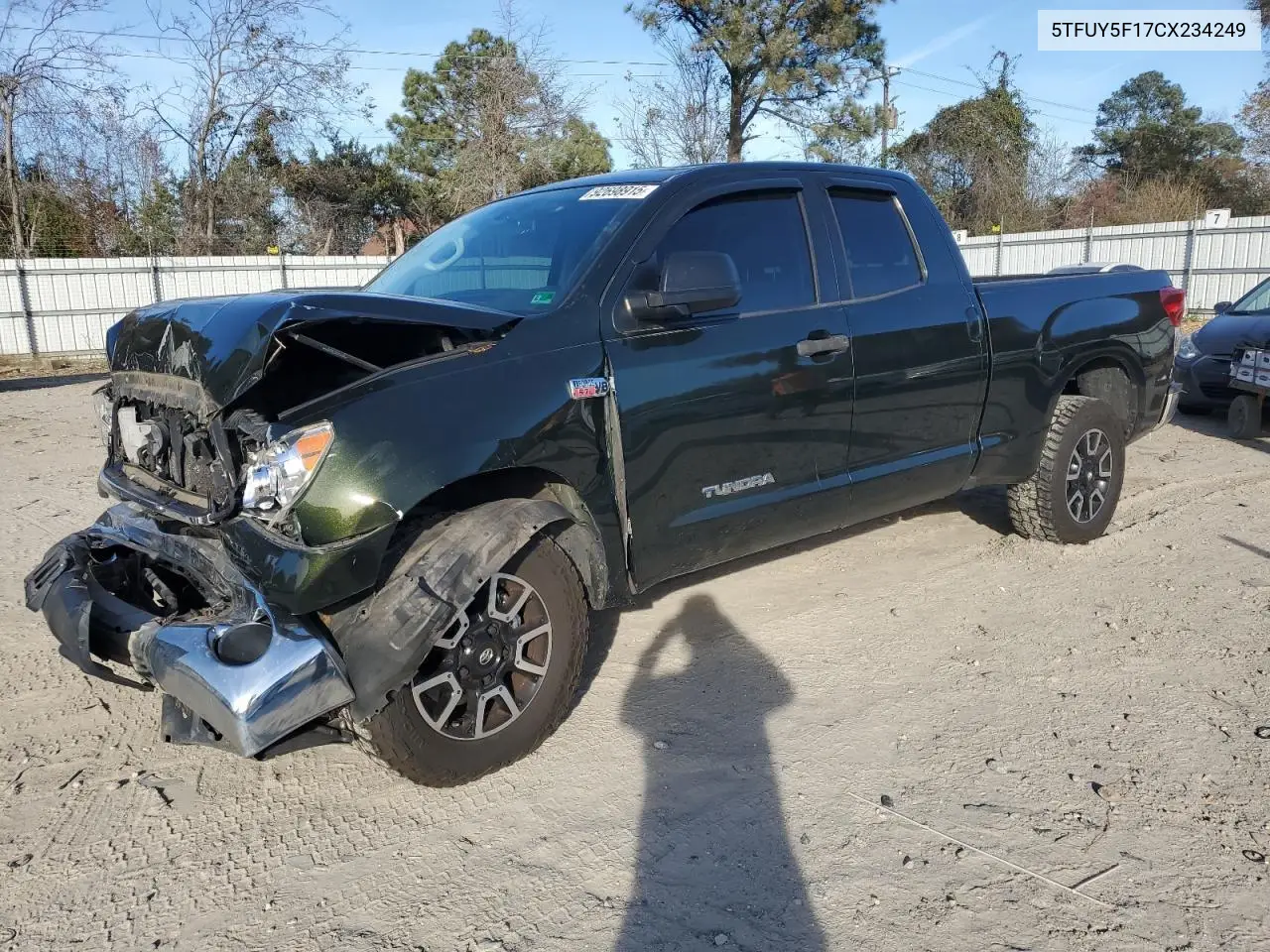 5TFUY5F17CX234249 2012 Toyota Tundra Double Cab Sr5