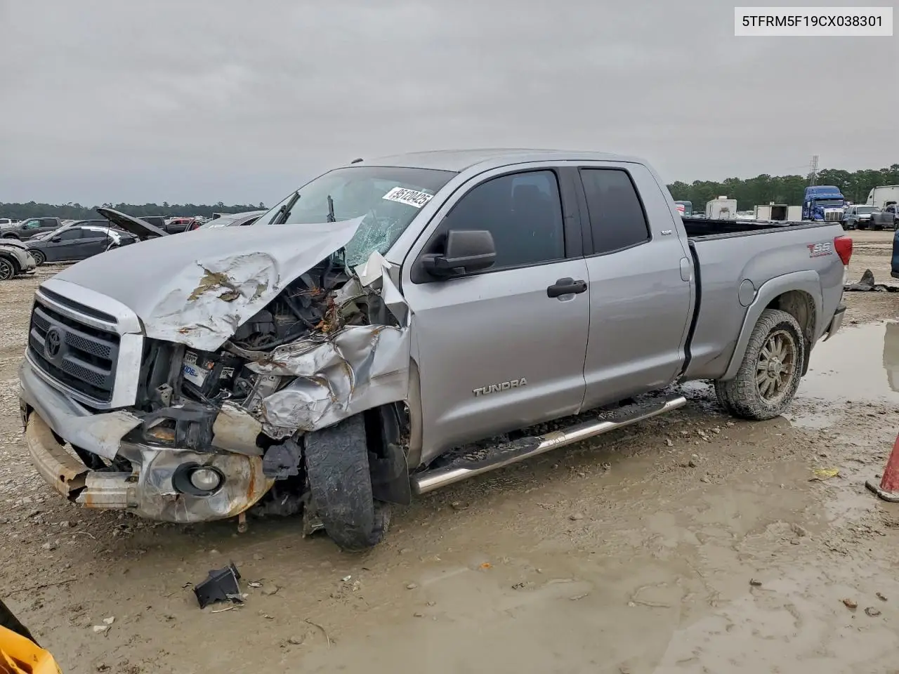 5TFRM5F19CX038301 2012 Toyota Tundra Double Cab Sr5