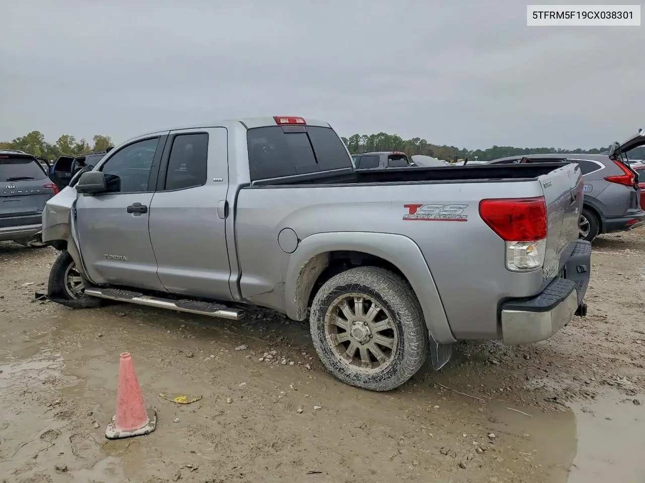 5TFRM5F19CX038301 2012 Toyota Tundra Double Cab Sr5
