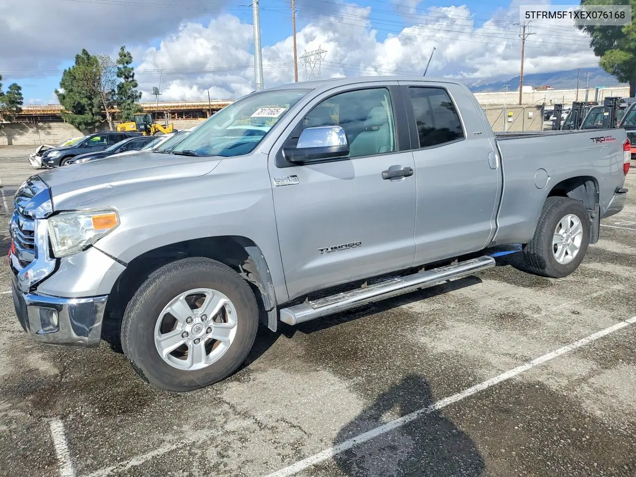 5TFRM5F1XEX076168 2014 Toyota Tundra Double Cab Sr