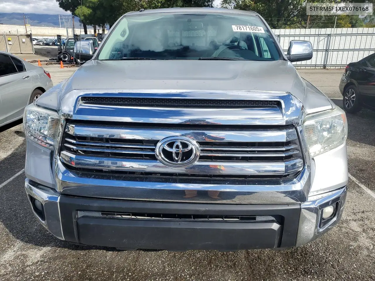 5TFRM5F1XEX076168 2014 Toyota Tundra Double Cab Sr