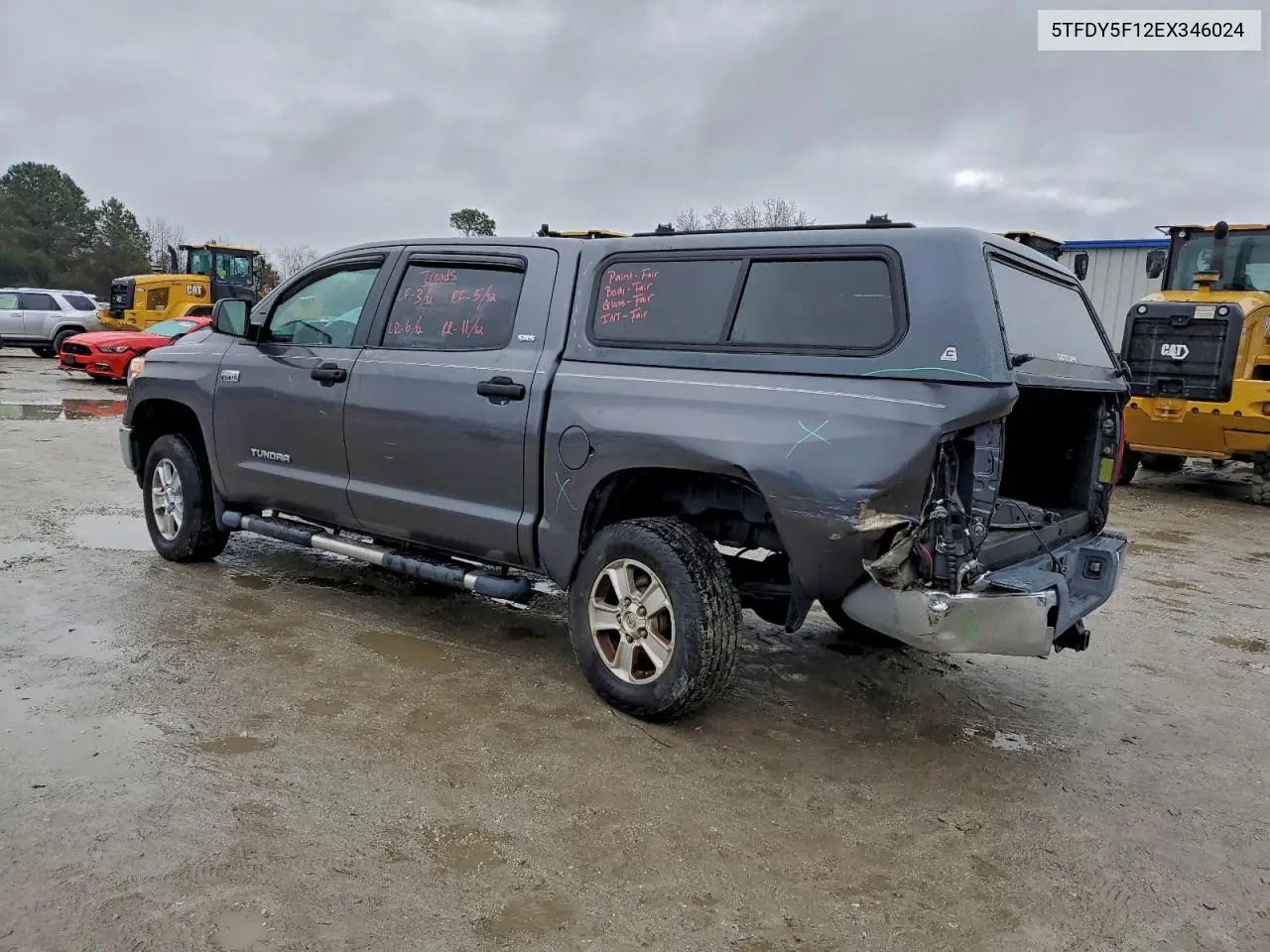 5TFDY5F12EX346024 2014 Toyota Tundra Crewmax Sr5