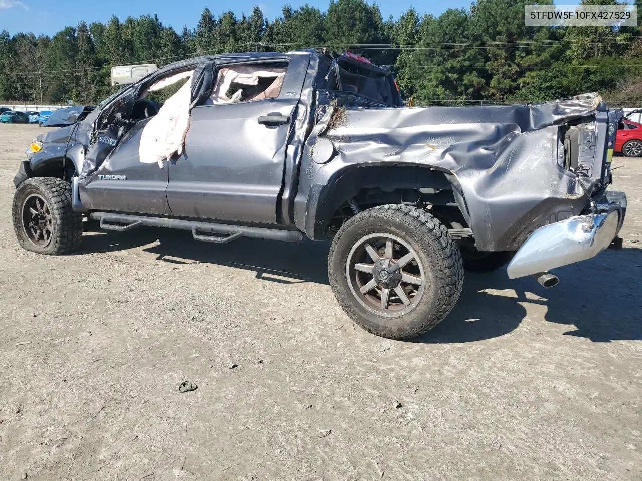 5TFDW5F10FX427529 2015 Toyota Tundra Crewmax Sr5