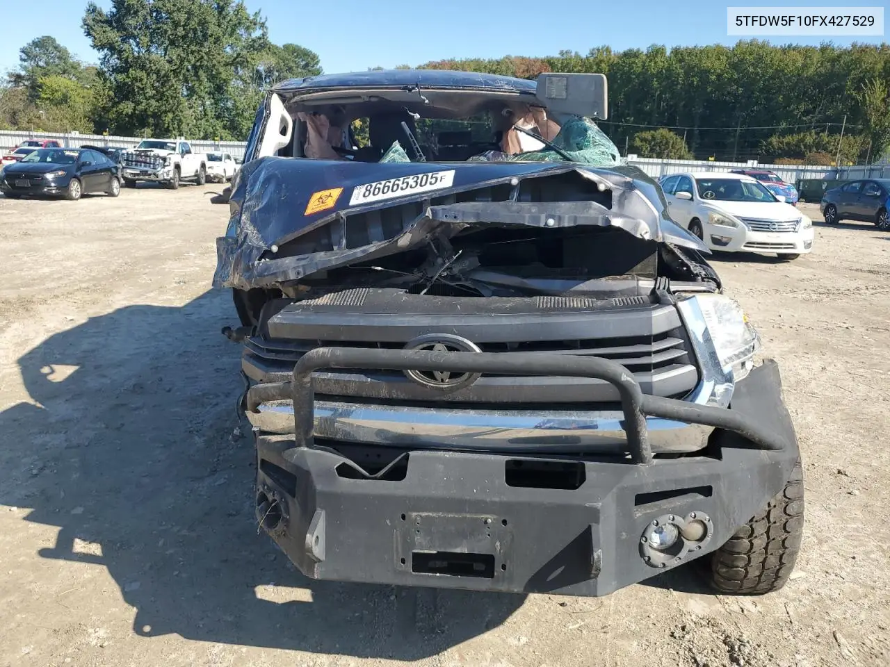5TFDW5F10FX427529 2015 Toyota Tundra Crewmax Sr5