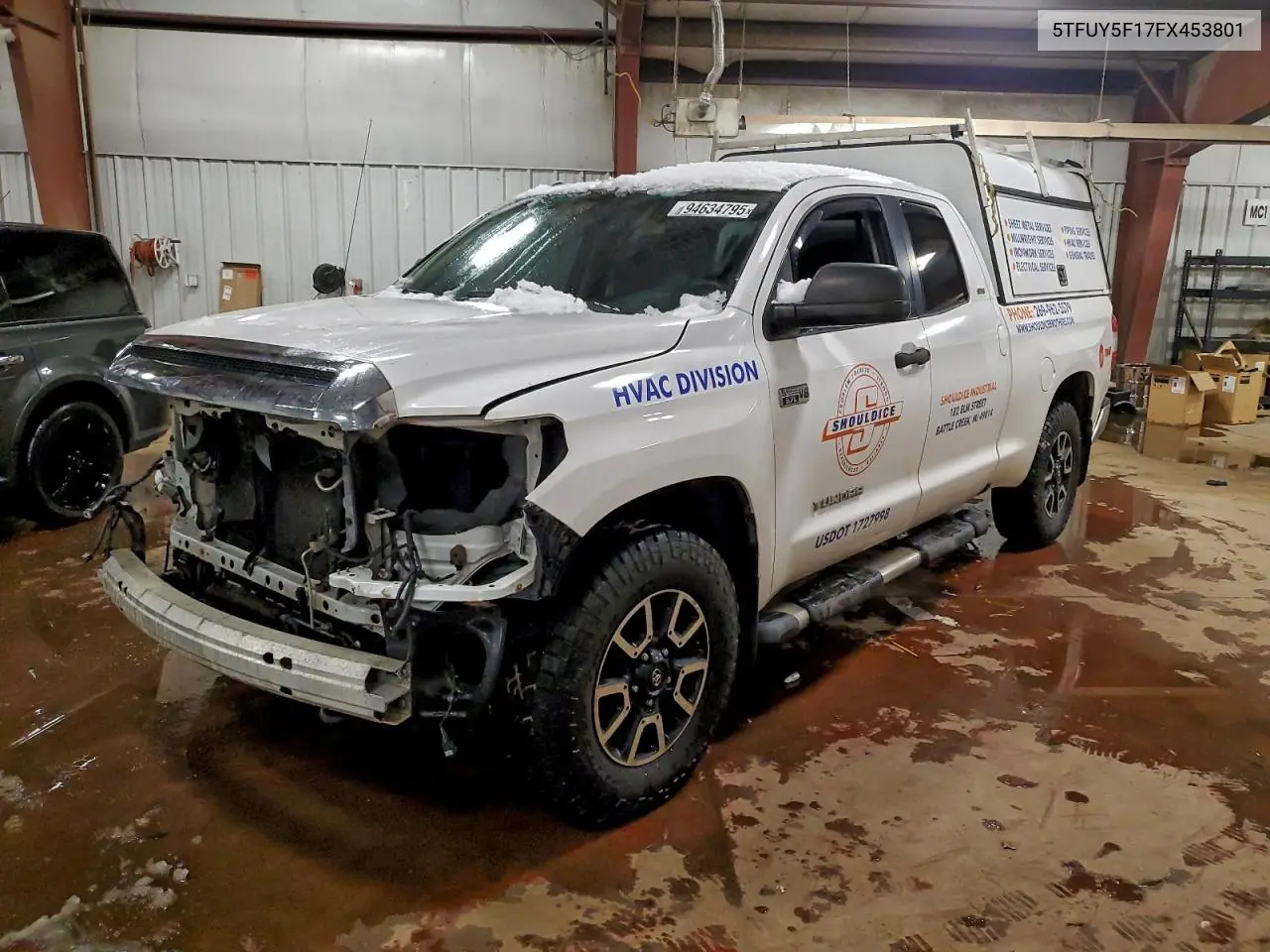 5TFUY5F17FX453801 2015 Toyota Tundra Double Cab Sr