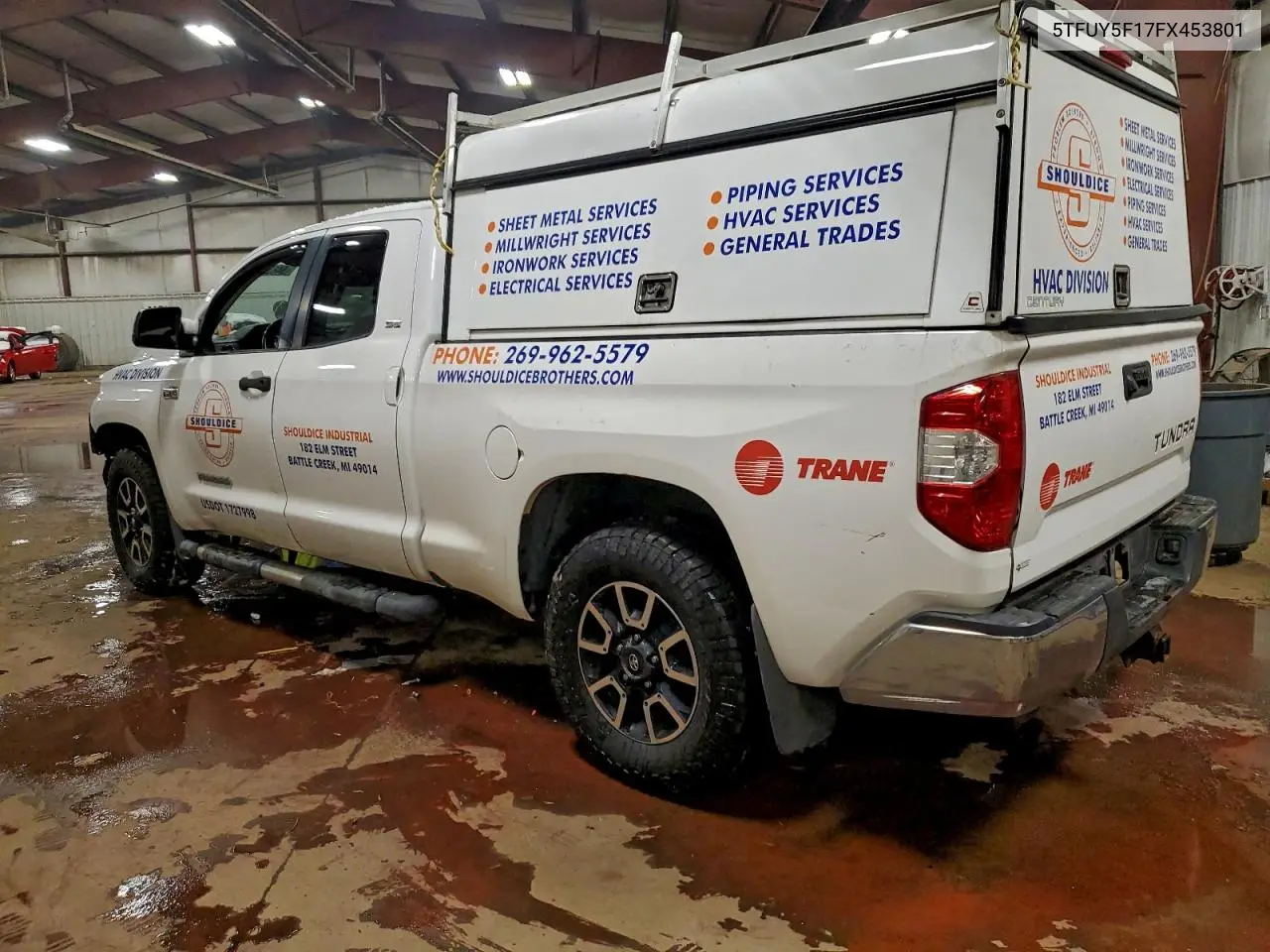 5TFUY5F17FX453801 2015 Toyota Tundra Double Cab Sr