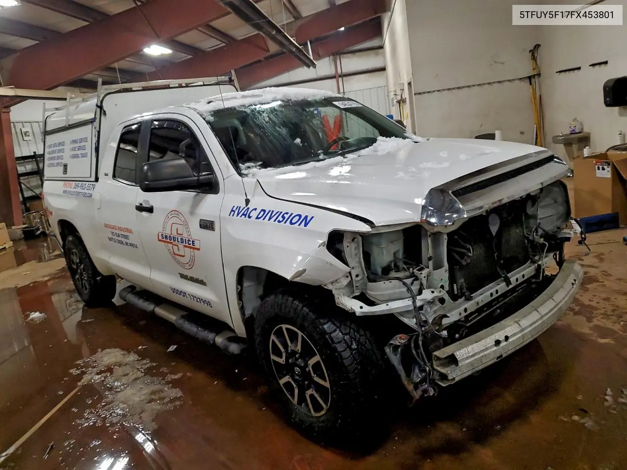 5TFUY5F17FX453801 2015 Toyota Tundra Double Cab Sr