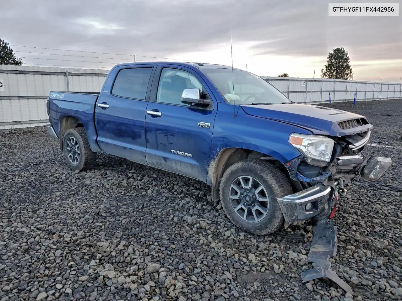5TFHY5F11FX442956 2015 Toyota Tundra Crewmax Limited
