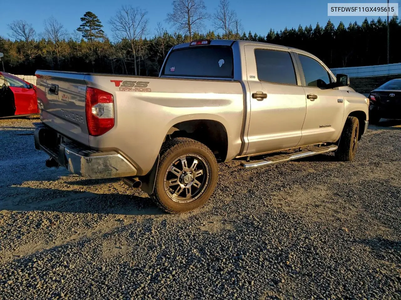 5TFDW5F11GX495615 2016 Toyota Tundra Crewmax Sr5